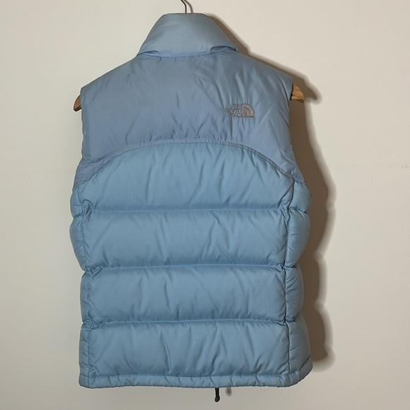 The North Face Baby Blue Vintage Puffer 700 vest - Picture 7 of 9